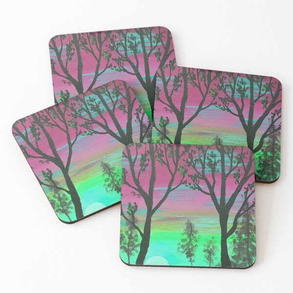 Item preview, Green and Plum Sunset designed and sold by Korroby.