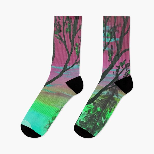 Item preview, Green and Plum Sunset designed and sold by Korroby.