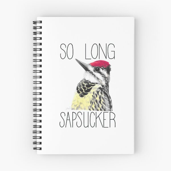 Item preview, So Long Sapsucker (Yellow-bellied Sapsucker) designed and sold by LauraWolfArtist.