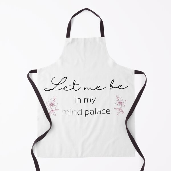 Item preview, Let me be in my mind palace. Black text with pink flowers, Meditation, Funny designed and sold by naturecdesigns.