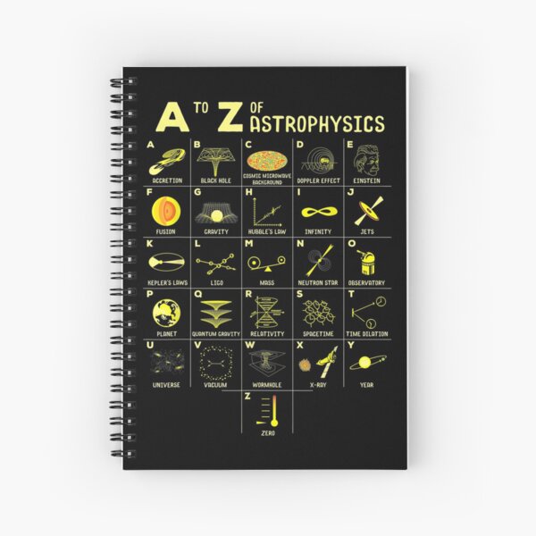 Artikel-Vorschau von A bis Z Astronomie-Liebhaber Weltraumforschung Lustiger Wissenschaftsliebhaber, designt und verkauft von Lossubum5683.