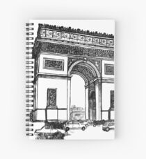 Arc de Triomphe Spiral Notebook