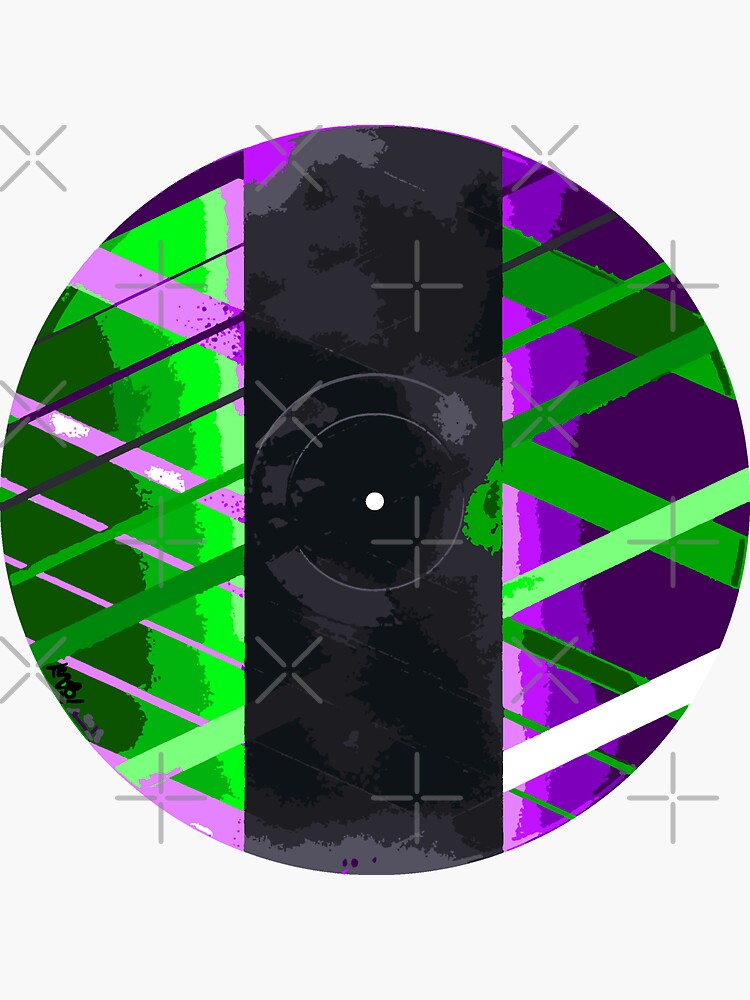 Purple & Green 90s Lines by that5280lady
