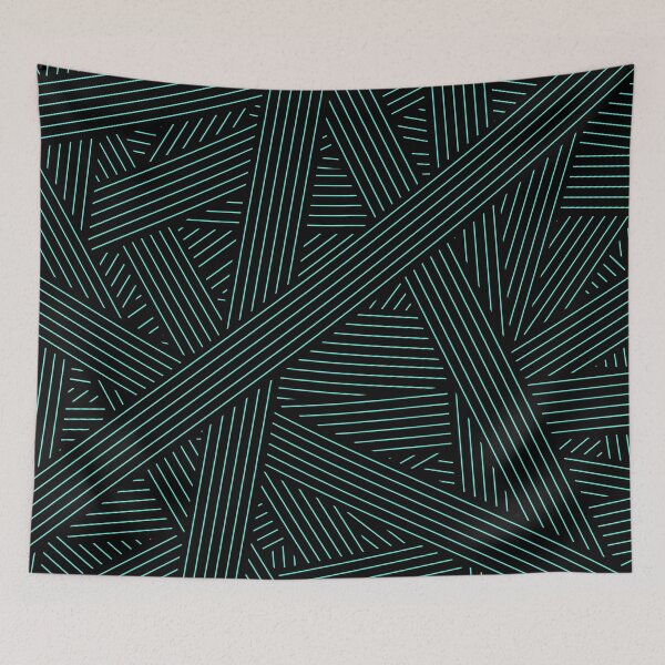 Item preview, Dazzling Lines (Green) designed and sold by munochill.