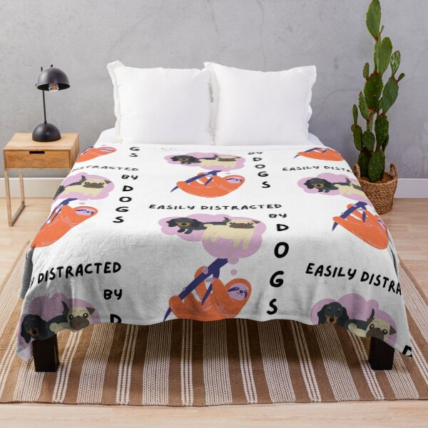 Item preview, Easily Distracted By Dogs designed and sold by TheNativePigeon.