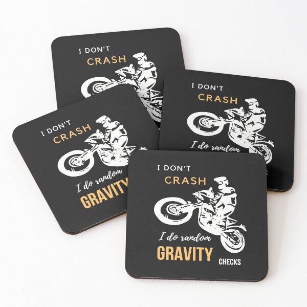 Item preview, I Don't Crash I Do Random Gravity Checks  designed and sold by Sujitra  Romyen.