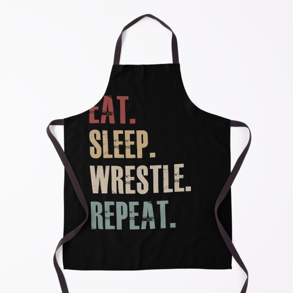 Item preview, Eat sleep wrestle repeat designed and sold by teesakura90.