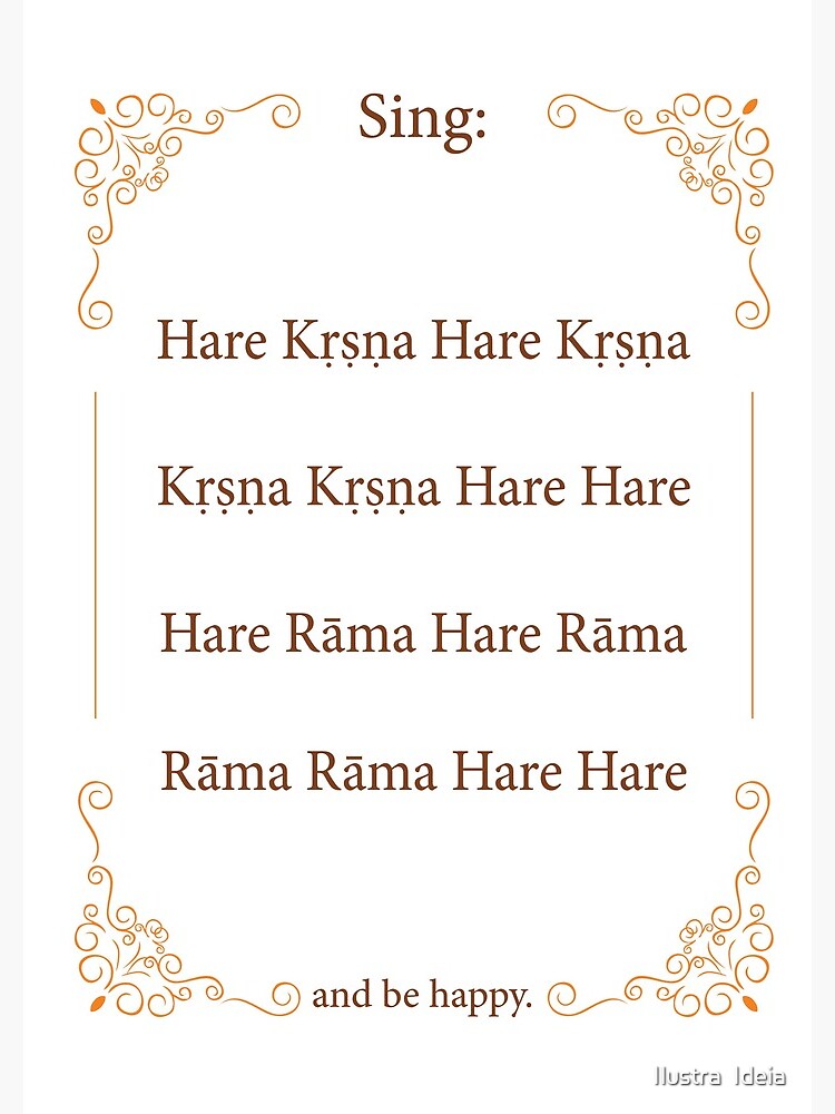 Hare Krishna Maha-Mantra  The Hare Krishna Movement