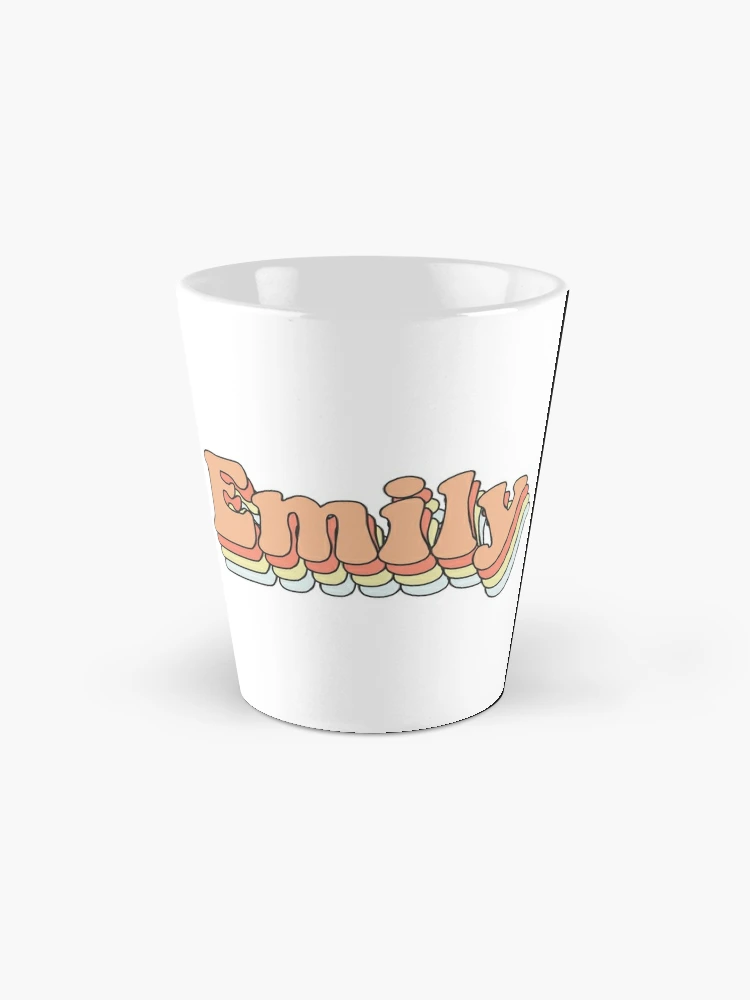 Emily - Custom Aesthetic Trendy Name Coffee Mug for Sale by