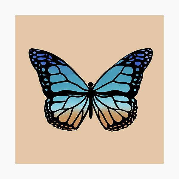 Item preview, Mariposa degradado de playa designed and sold by srcoyle.