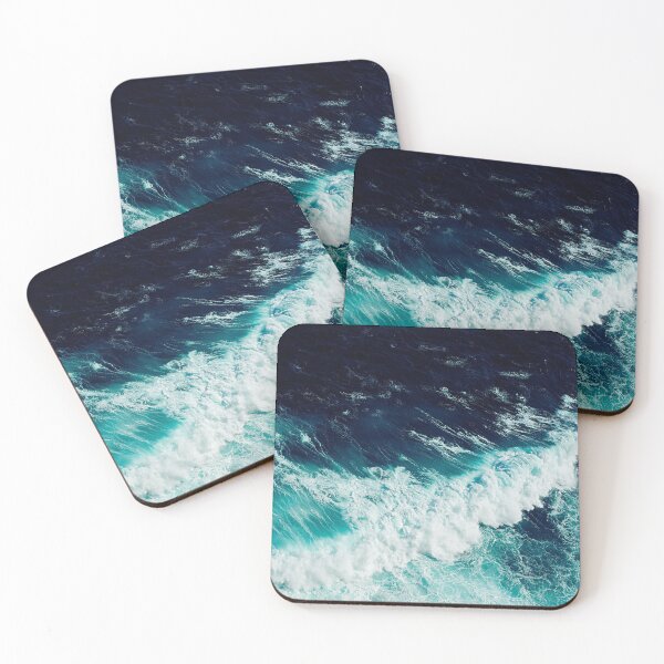 Item preview, waves blue ocean designed and sold by Norwegian-Moose.