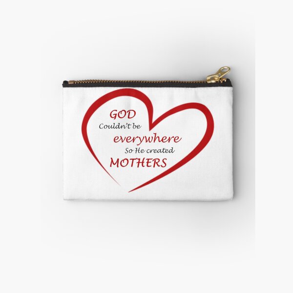 Item preview, God couldn't be everywhere so he created mothers - inspirational quote designed and sold by graysquirrel.