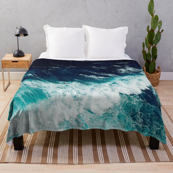 Item preview, waves blue ocean designed and sold by Norwegian-Moose.