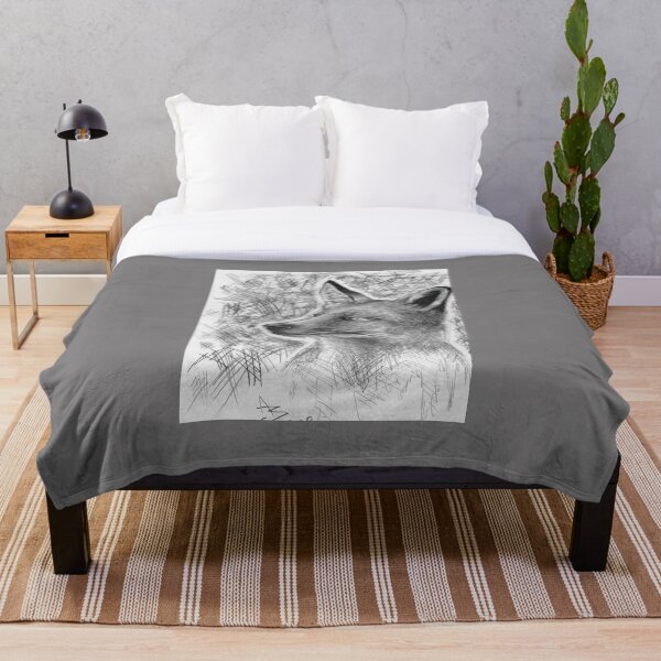 Item preview, Fox Realism Drawing designed and sold by Asphyxia Illustrations.