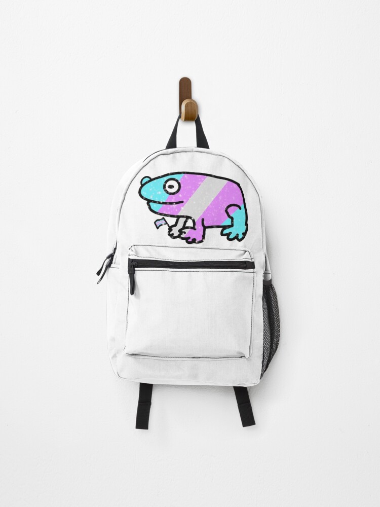 Thumbnail 1 of 3, Backpack, Trans Frog designed and sold by firstroundpixel.