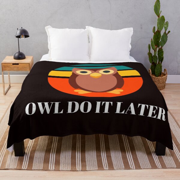 Item preview, Owl Do It Later designed and sold by LaceRenee.