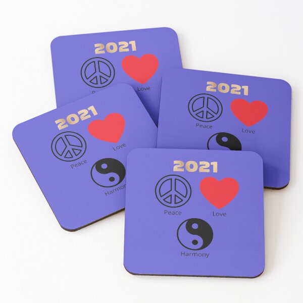 Item preview, Peace, Love, and Harmony for 2021 designed and sold by Sonofwilliam.