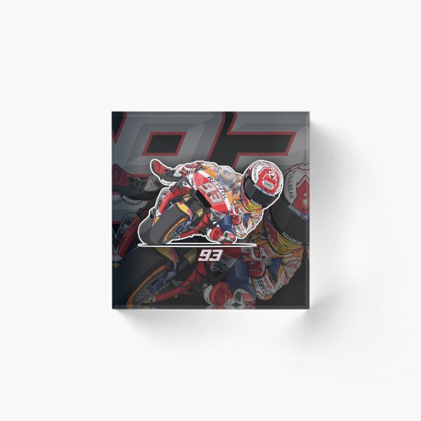 CHAMPION DU MONDE MOTOGP 2019 Bloc acrylique