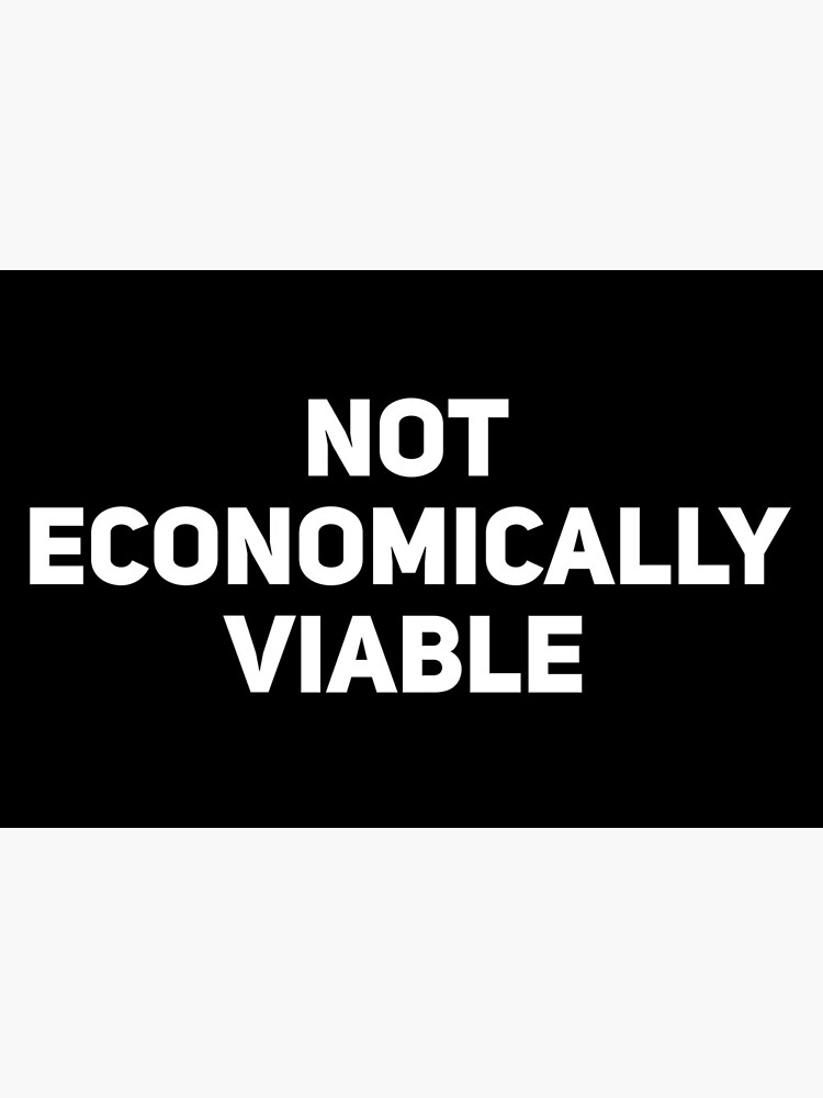 Not Economically Viable Falling Down Late Stage Capitalism Art Board Print By Joepseudo Redbubble