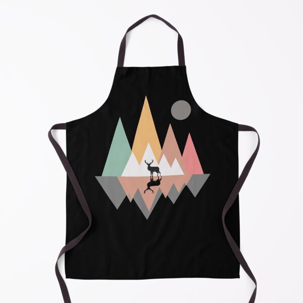 Item preview, Scandinavian Style Geometric Abstract Adventure Mountains Camping Campers Gift designed and sold by TastefulTees.