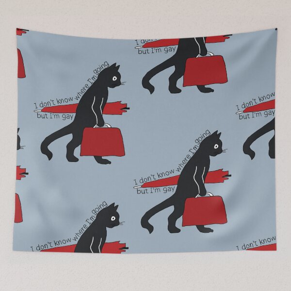 Item preview, I don't know where I'm going but I'm gay designed and sold by JellaDelta.