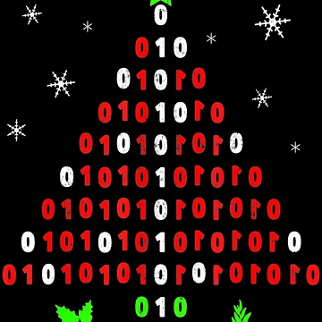 Artwork thumbnail, Christmas Programmer Coder Tree Computer Science by Jindohu58299