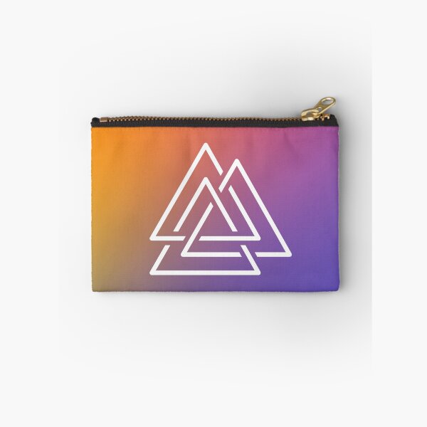 Item preview, Groovy Geometric Rainbow Gradient Triangles Line Art designed and sold by Ninjakandy.