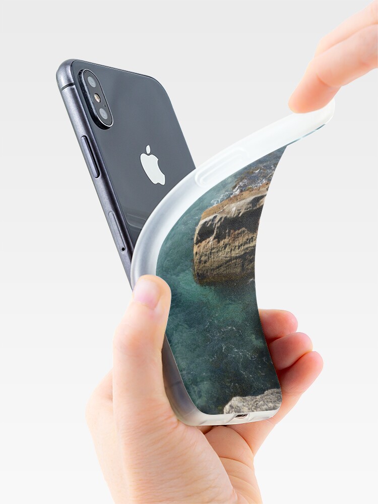 Alternate view of Pacific Ocean Shore At Providential Point Lookout iPhone Case
