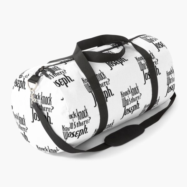 Item preview, Knock knock-who's there-Joseph-name-funny-for him-black-white designed and sold by DrStickerManiac.