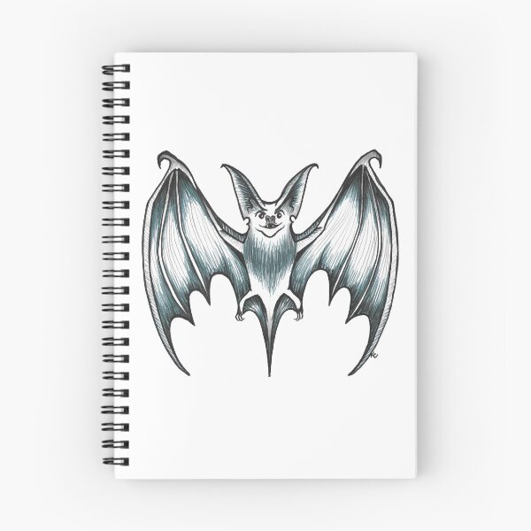 Item preview, Black and White Happy Bat designed and sold by The White Bat.