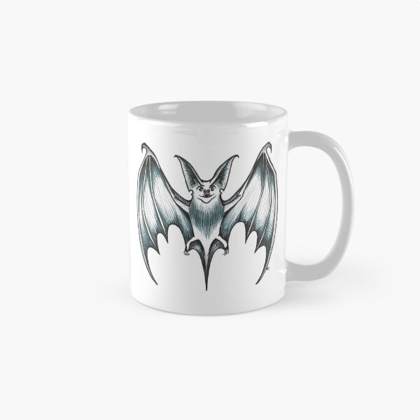 Item preview, Black and White Happy Bat designed and sold by The White Bat.