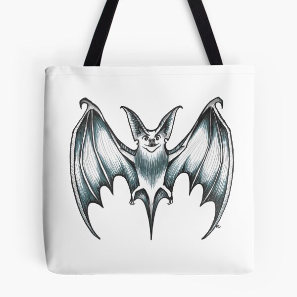 Item preview, Black and White Happy Bat designed and sold by The White Bat.