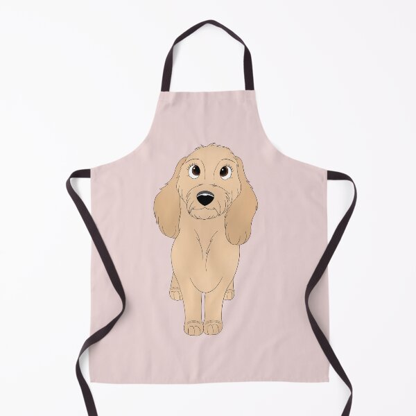 Item preview, Cartoony Golden Doodle Illustration designed and sold by pawtraitdreams.