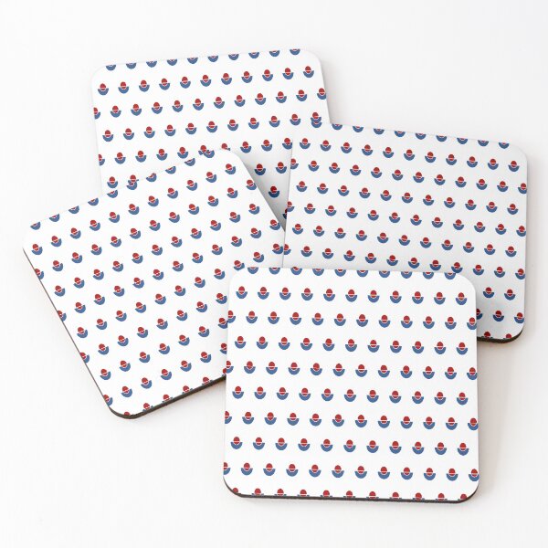 Item preview, Red Circle, Half Blue Circle Design designed and sold by ThisNThatImages.