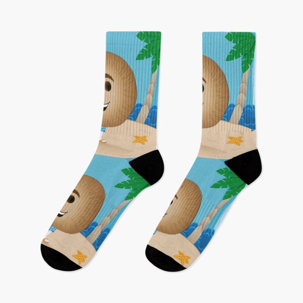Item preview, Drawing of a surfer coconut on the beach in summer. Ideal for institutional and tourist materials designed and sold by LucianoCosmo.