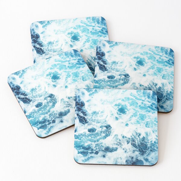 Item preview, Blue ocean waves designed and sold by Norwegian-Moose.