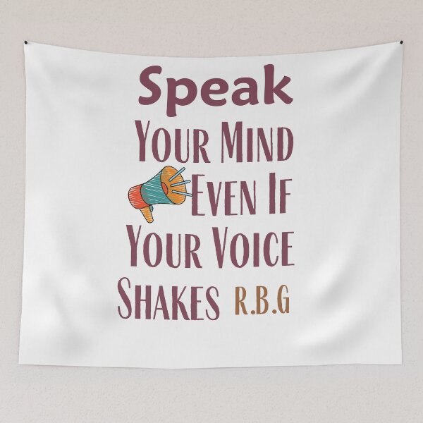 Item preview, Speak Your Mind Even If Your Voice Shakes designed and sold by sabirlhc.