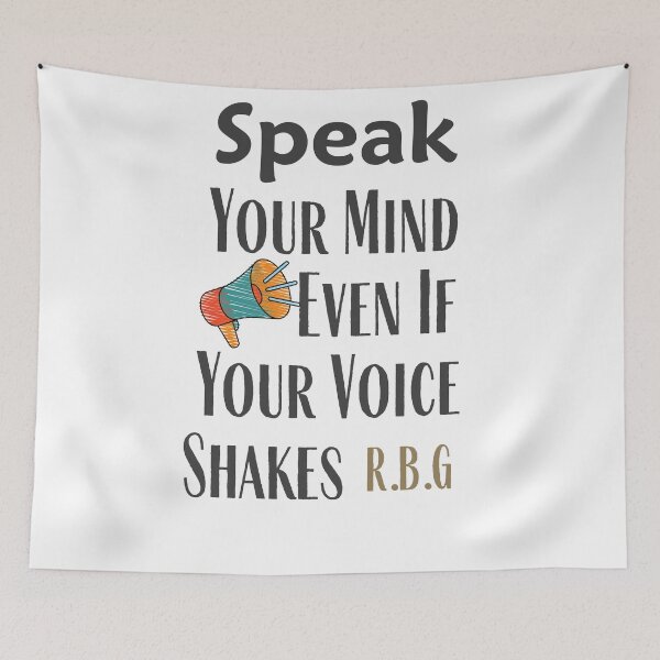 Item preview, Speak Your Mind Even If Your Voice Shakes designed and sold by sabirlhc.