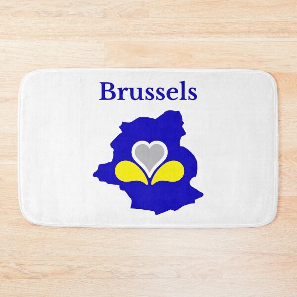 Item preview, Brussels Capital Region Map Flag, Belgium. designed and sold by marosharaf.