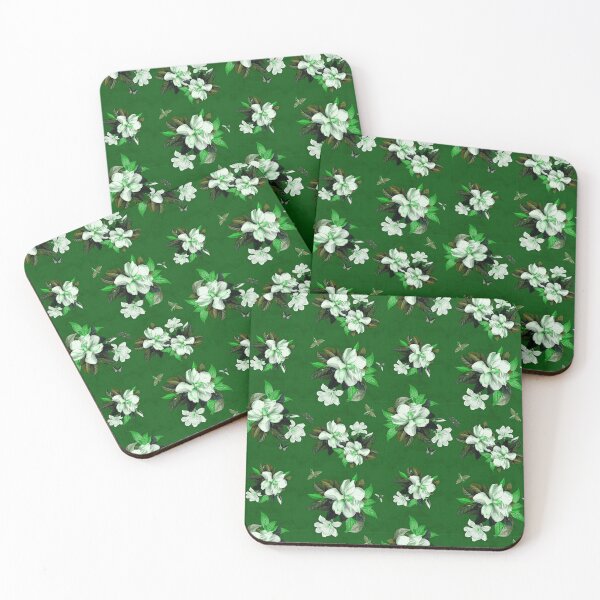Item preview, green flower designed and sold by dimamaroc.