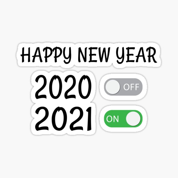 Item preview, Happy New Year 2021 designed and sold by TooFlyDesign.