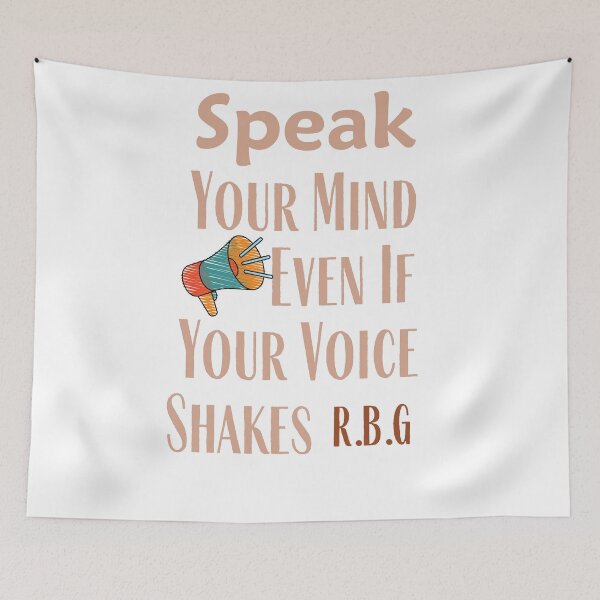 Item preview, Speak Your Mind Even If Your Voice Shakes designed and sold by sabirlhc.