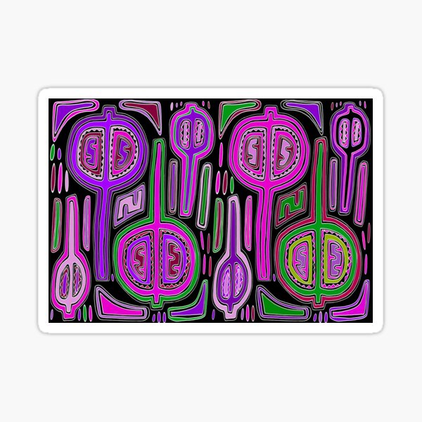 Vista previa del artículo con la obra «Calabazas de maraca indias kuna», diseñado y vendido por Esprit-Mystique.