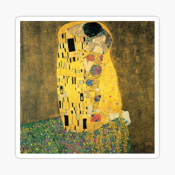 Aperçu de l'œuvre Gustav Klimt The Kiss créée et vendue par itsagift.