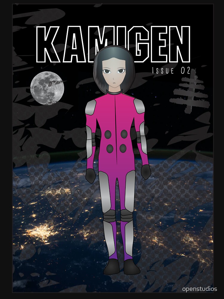 Thumbnail 7 of 7, Active T-Shirt, Kamigen Issue 2 Cover designed and sold by openstudios.