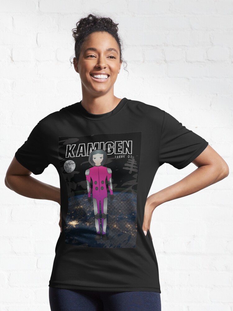 Thumbnail 6 of 7, Active T-Shirt, Kamigen Issue 2 Cover designed and sold by openstudios.
