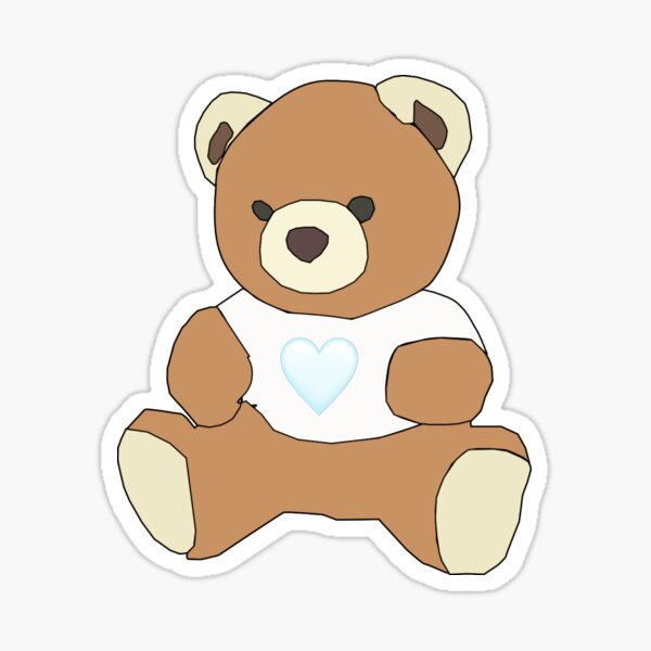 Teddy Bear Heart Sticker by Mister O'Lui for iOS & Android