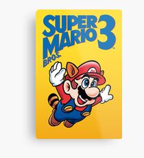 Super Mario 3 Metal Print
