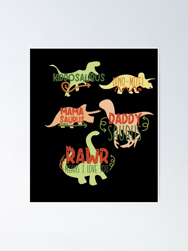 "DINOSAUR FOSSILS QUOTES PACK" Poster for Sale by CleverCraft Redbubble