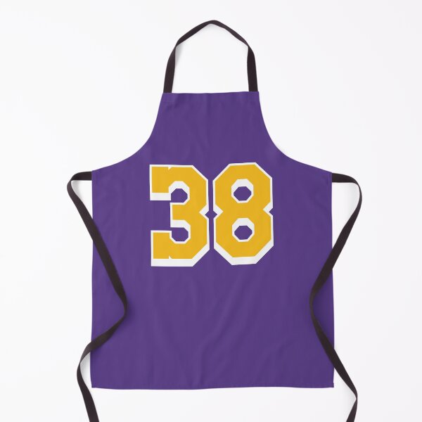 Item preview, 38 Yellow Number thirty-eight Purple Basketball Jersey designed and sold by elhefe.